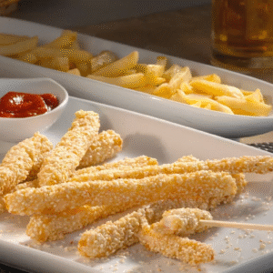 Пилешки сусамени пурички