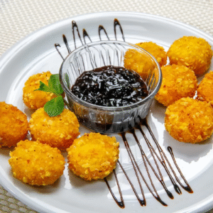 Топено сирене с корнфлейкс